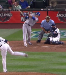 LF Joey Gallo hits a solo home run in the sixth.